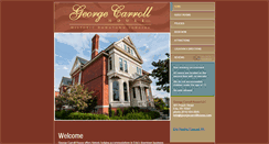 Desktop Screenshot of georgecarrollhouse.com