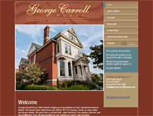 Tablet Screenshot of georgecarrollhouse.com